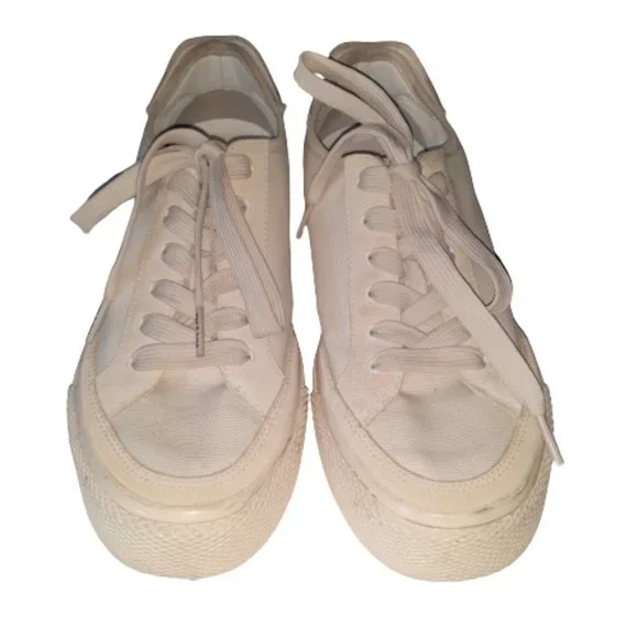 Rag & Bone NY Women's Light BROWN Canvas Sneaker size 39.5 US 9.5 - Picture 2 of 13